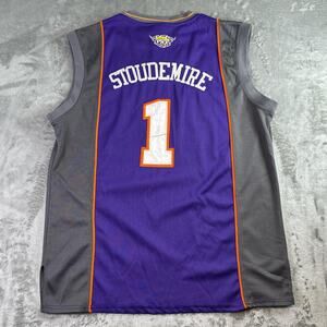 Vintage Y2K Adidas Phoenix Suns Amar’e Stoudemire No. 1 Purple Jersey Size 50